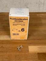 1000 Stück Profilbrettkrallen Nr. 6 Nutwangenstärke 6mm Bayern - Hohenwart Vorschau