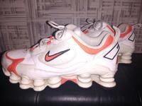 ❤️ Nike Shox Sneaker 38 Schuhe weiß orange ❤️ Dresden - Neustadt Vorschau