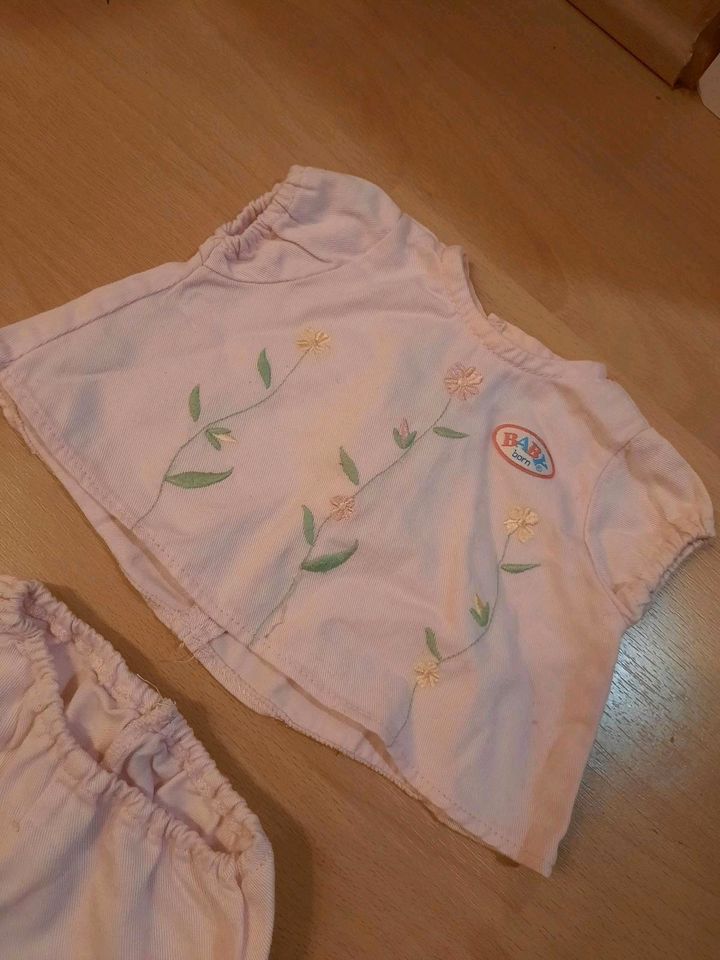 baby born Kleidung Zubehör Kleid Schuhe Taucherbrille ab in Mörlenbach