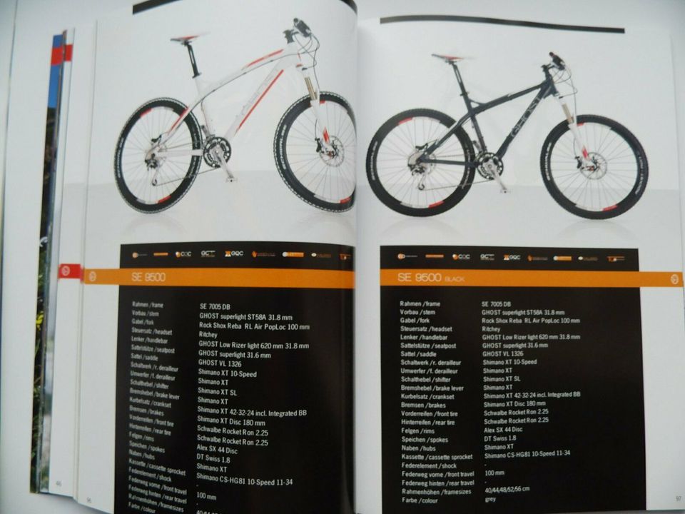 Ghost, Katalog, Broschüre, Prospekt, 2011, MTB, Race, Fahrräder in Rheda-Wiedenbrück