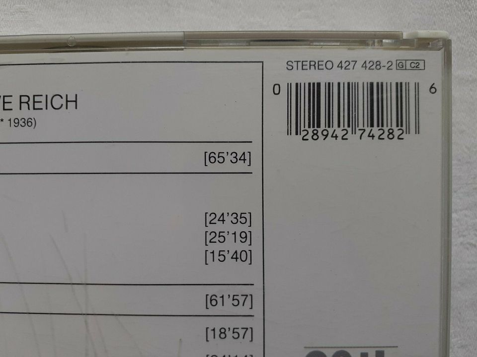 Steve Reichs "Drumming" (2-CD-Box) in Ehingen (Donau)