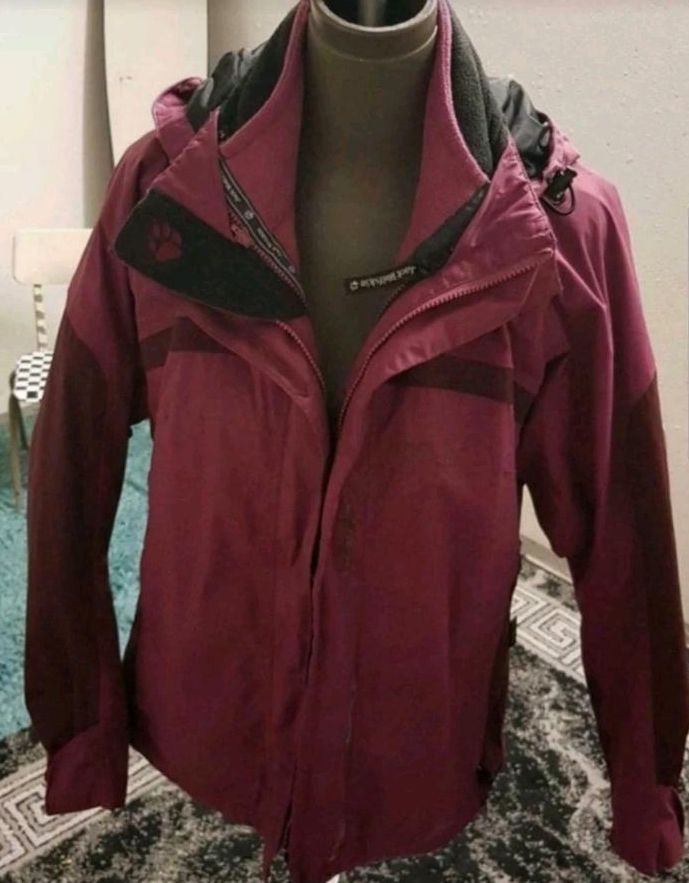 Jack Wolfskin damen Funktionsjacke 3in1 gr.M lila in Frankfurt am Main