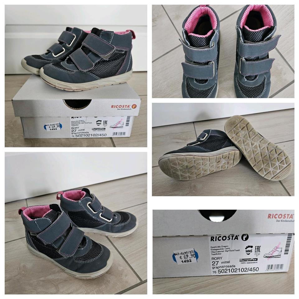 Ricosta Kinderschuh Rory Größe 27 Mittel / Klettschuh / Klett in Glückstadt
