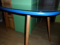 Vintage Nierentisch DDR 1964 mit Sicherheitsglasplatte Sachsen - Zschorlau Vorschau