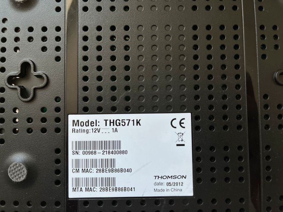 Thompson Kabel Modem inkl. Netzteil in Berlin