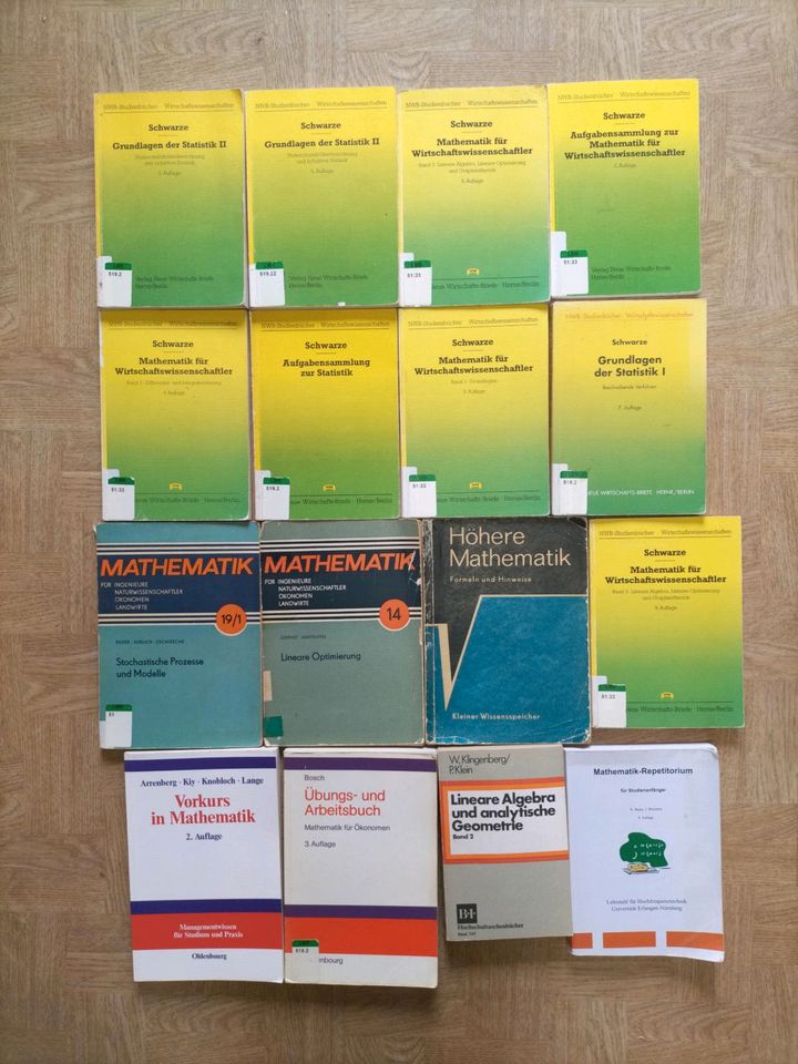 16 Mathematik Bücher vom Studium in Stauchitz