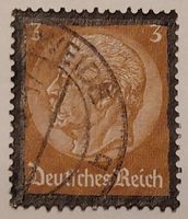 Briefmarke Deutsches Reich 1934, Tod von Paul Hindenburg, 3 Pf. Nordrhein-Westfalen - Leverkusen Vorschau