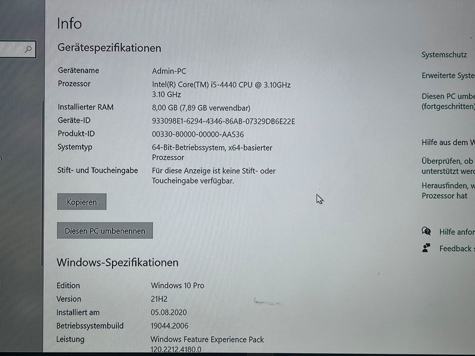 LG PC Rechner mit Windows 10 Pro, Tastatur und Maus in Oranienburg