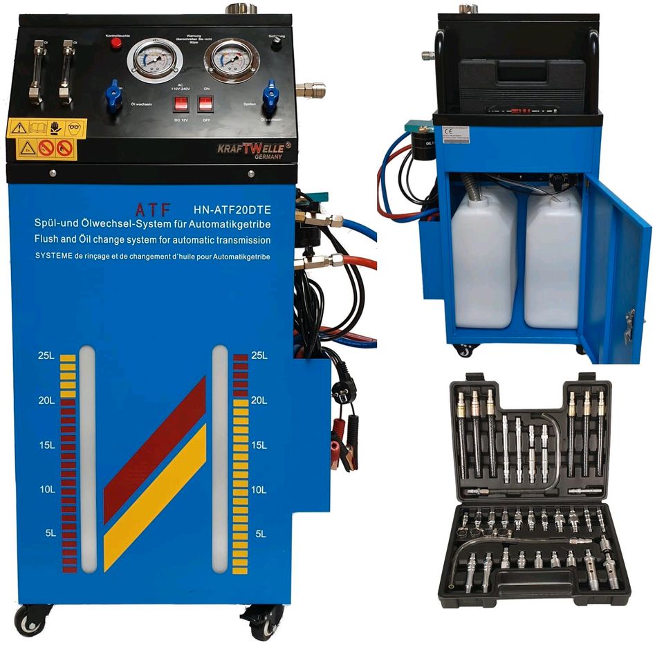 ATF - E Gerät 12V und 230V Getriebespülgerät Automatik Getriebeöl in Bad Vilbel