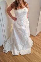 Hochzeitskleid Brautkleid Weise Hochzeit Gr 38 bis 44 Corsage Baden-Württemberg - Laudenbach Vorschau