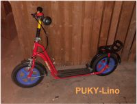 Puky  Pukylino Roller groß, rot mit 2 Bremsen & Klingel Berlin - Lichterfelde Vorschau