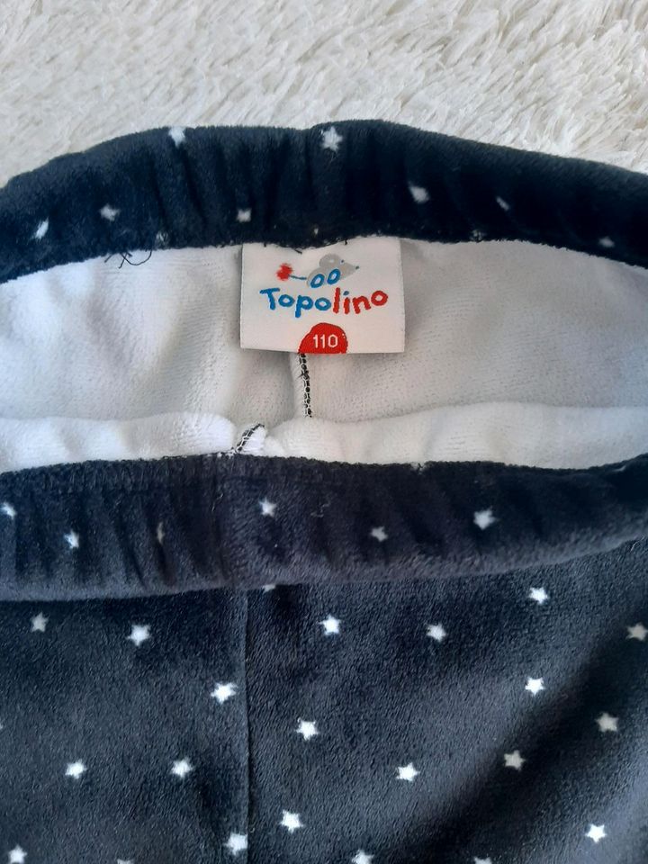 Topolino Kinder Fleece Hose / Leggings / Größe 110 in Rostock