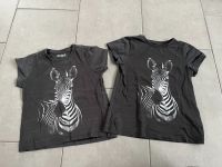 Zebra Jako o Tshirts Zwilling Geschwister 104/110 116/122 schwarz Baden-Württemberg - Aalen Vorschau