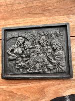 Guss-Reliefplatte mit Wirtshausszene Nordrhein-Westfalen - Düren Vorschau