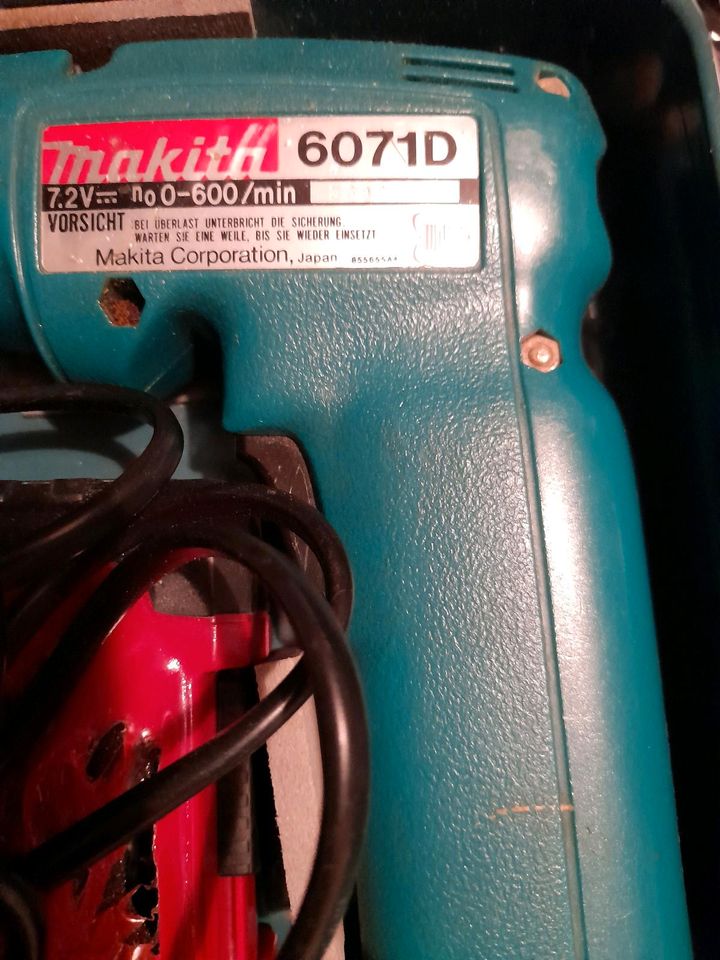 Makita Akkuschrauber 6071 D, REDUZIERT in Wolfratshausen