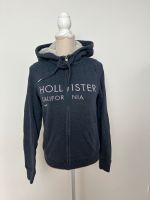 Hollister – Blauer Hoodie / Pullover mit Kapuze und Sherpa-Futter Nordrhein-Westfalen - Grevenbroich Vorschau
