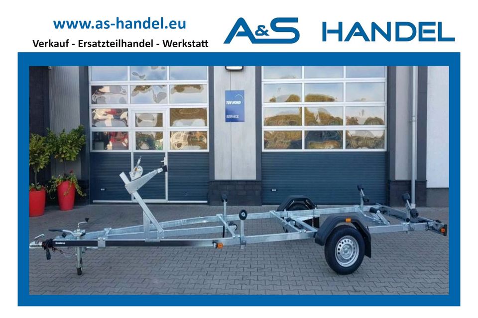 Anhänger PKW Bootstrailer Motorradtrailer Kipper Plato bis 3500kg in Ahlde