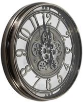 70 cm Wanduhr Zahnrad Berlin Zählwerk Animation silber grau Zahnräder Wand Uhr Wanddeko Wanddekoration animiert NEU Nordrhein-Westfalen - Wermelskirchen Vorschau
