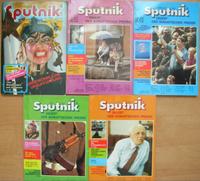 5 Hefte/ Magazine "Sputnik" DDR 1988 und 1990 Sachsen - Hoyerswerda Vorschau