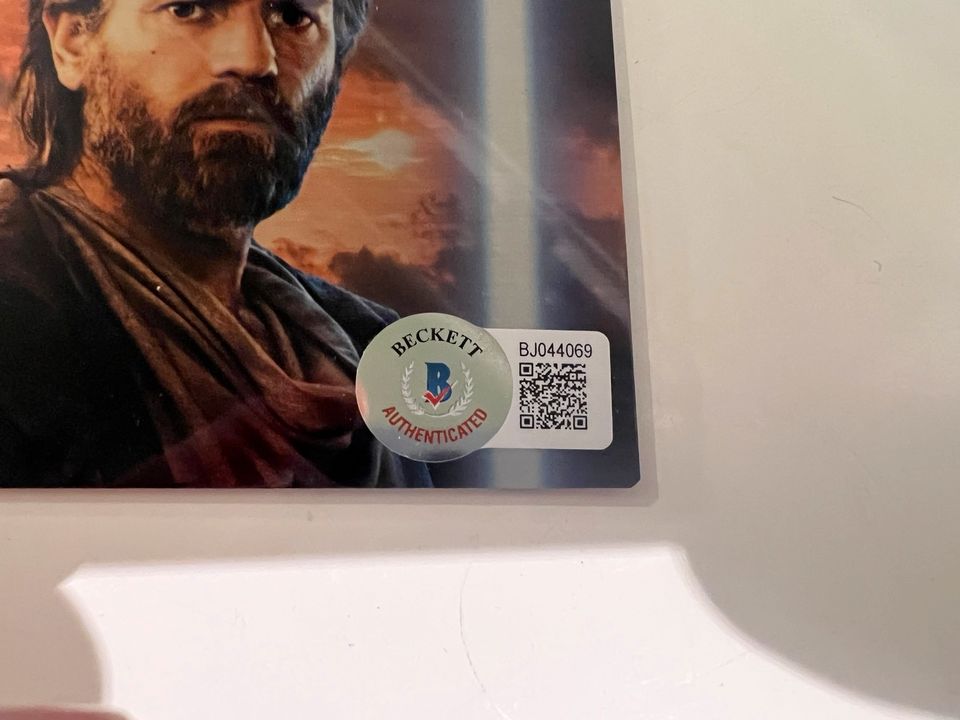 Star Wars Obi Wan Signature Plakette Ewan MC Gregor in Altrip