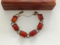 Wunderschönes antikes Art Deco Armband 835 Silber Bernstein München - Moosach Vorschau