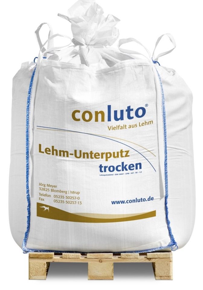 Conluto Lehm Unterputz trocken 1000kg (insg. 2000kg vorhanden) in Kiedrich