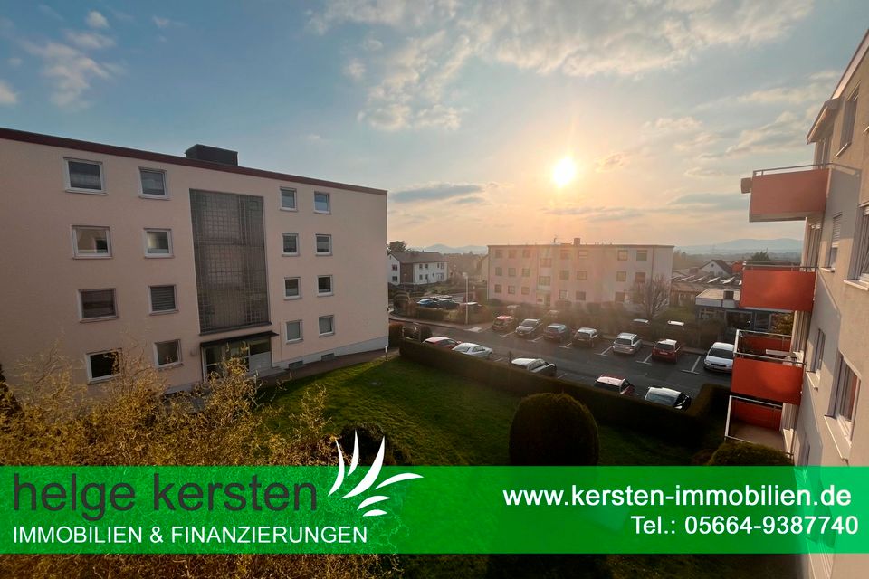 Schöne 2-ZKB-Wohnung mit Balkon und Aufzug in Fuldabrück-Dörnhagen zu verkaufen! in Fuldabrück