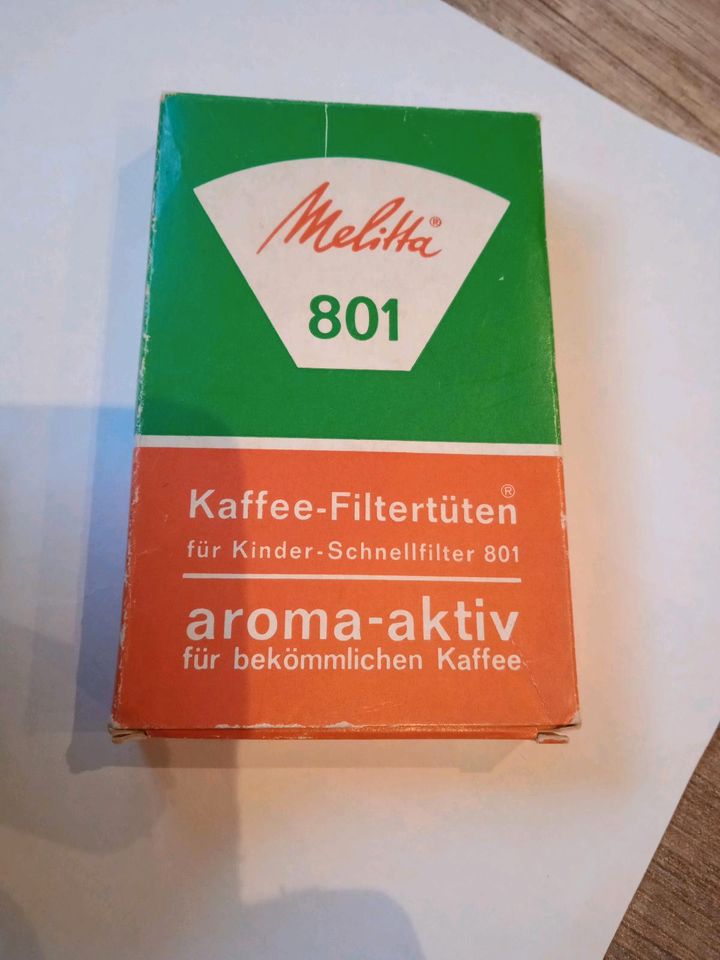 Melitta Kinderfilter 801 mit passendem Filtertüten in Brachbach