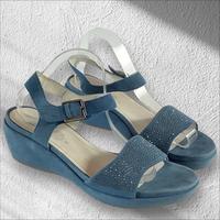 Ara Damen Sandaletten Gr. 41 Leder Blau Baden-Württemberg - Rastatt Vorschau
