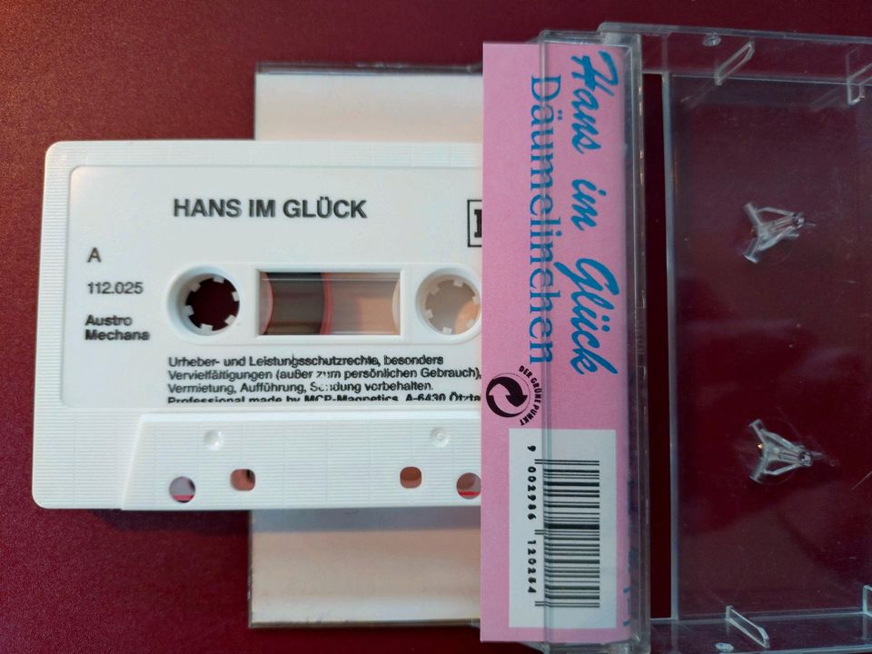 Hans im Glück / Däumelinchen - Hörspiel Kassette MC - Märchen in Aurich