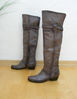 klasse MJUS Echtleder Overknee Stiefel Gr. 37 - TOP Zustand Baden-Württemberg - Neulingen Vorschau