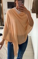 Poncho von Comma, Sommer, zart lachs, Lurex Faden Gold Bergedorf - Hamburg Allermöhe  Vorschau