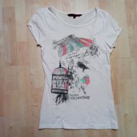 Tom Tailer T-Shirt XS 34 Vögel weiß leicht elegant Bayern - Freilassing Vorschau