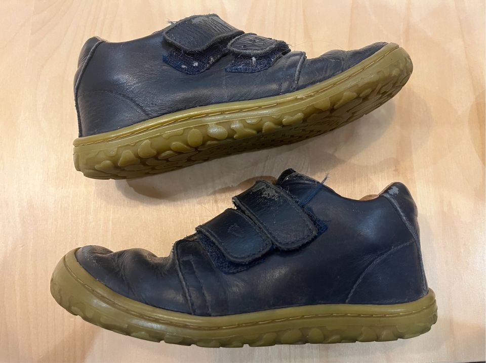 Barfußschuhe LURCHI Noah Nappa  azul, Gr. 26, Lederhalbschuhe in Gründau