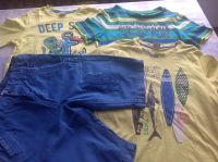 Set 4 Teile Jeans kurz 3 T-Shirts S.Oliver Gr. 128/134 Sachsen - Bernsbach  Vorschau