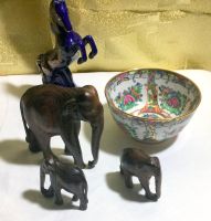 Deko-Porzellanfigur Pferd  Kobatblau+Elefanten-ohne  Porz.Schale Sachsen-Anhalt - Halberstadt Vorschau