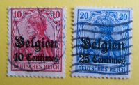 Deutsche Post in Belgien, ca. 1914 Germania mit Aufdruck Bayern - Höchstädt i. Fichtelgebirge Vorschau