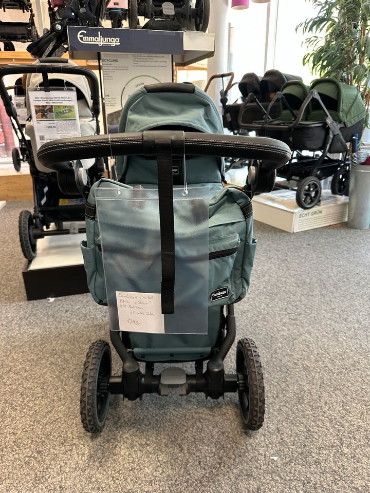 NEU - Emmaljunga NXT90 FLAT - Glacier limited 2023 Kombi-Kinderwagen - %%%~Aktion mit Zubehör-Paket - NEU - FIRLEFANZ in Berlin