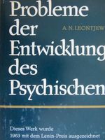 "Probleme der Entwicklung des Psychischen", A. N. Leontjew, 1963 Brandenburg - Mühlenbecker Land Vorschau