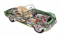 TRIUMPH TR 3 Schnittbild Kunstdruck Plakat 100x66cm Poster €39.-* Niedersachsen - Gifhorn Vorschau