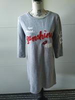 Pimkie Sweatkleid Pulloverkleid Kleid grau langarm Print rot S Bayern - Hallstadt Vorschau