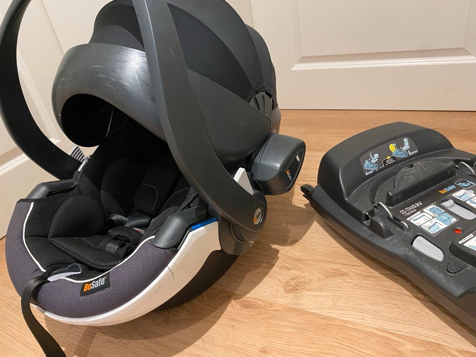 Babyschale iZi Go X1 von BeSafe inkl. Isofix-Base in Frankenberg (Eder)