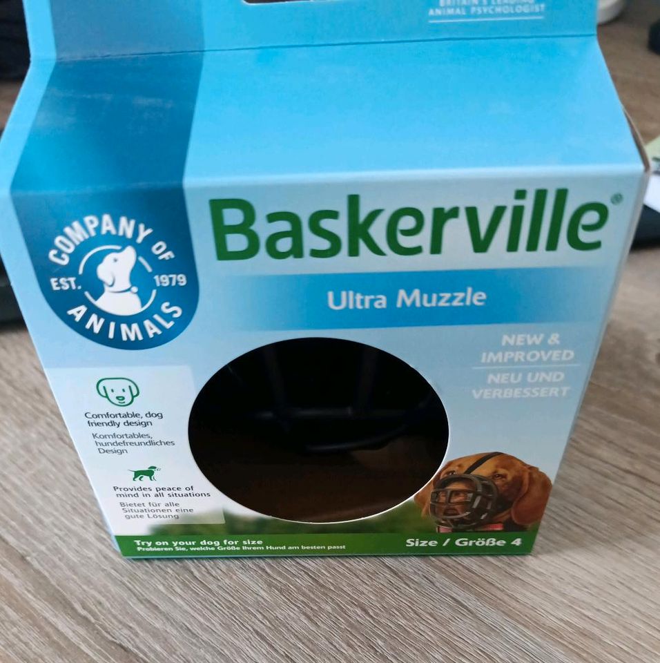 Maulkorb Baskerville Größe 4, originalverpackt, NEU in Heidenheim an der Brenz