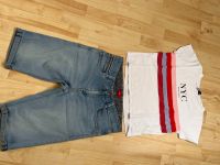 S. Oliver Kurze Jeans (mit Gummizug verstellbar)+ t-shirt XS Köln - Zollstock Vorschau
