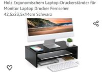 Monitorständer Schreibtischaufsatz Schwarz Holz Berlin - Steglitz Vorschau