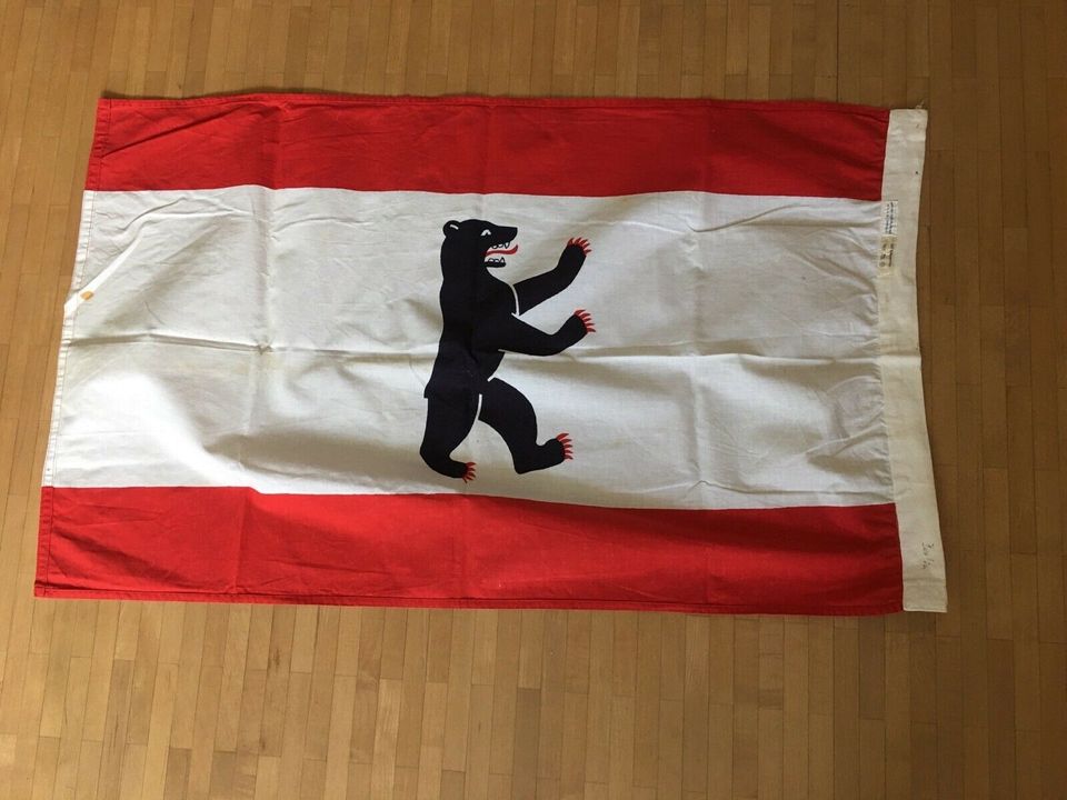 BERLIN * Fahne Flagge Flag * alt Vintage Baumwolle * Army in Offenbach