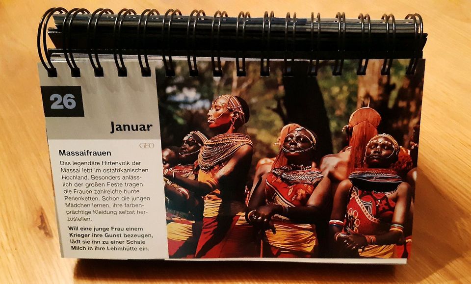 Geo Tischkalender, 365 Fotos, immerwährender Kalender in Sonthofen