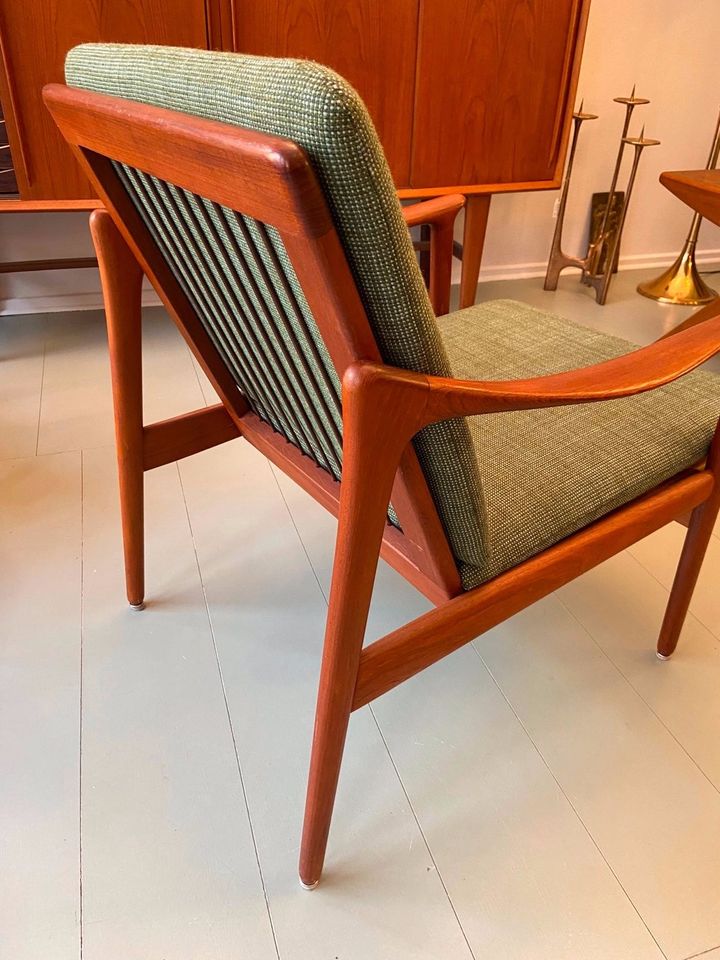 Teaksessel Fredrik Kayser Mod. 563 Lounge Chair Norwegen 60er in Berlin