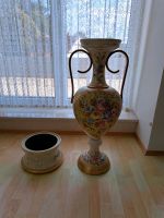 große Vase/ Amphore mit seperatem Sockel, aus Ton Bayern - Fürth Vorschau