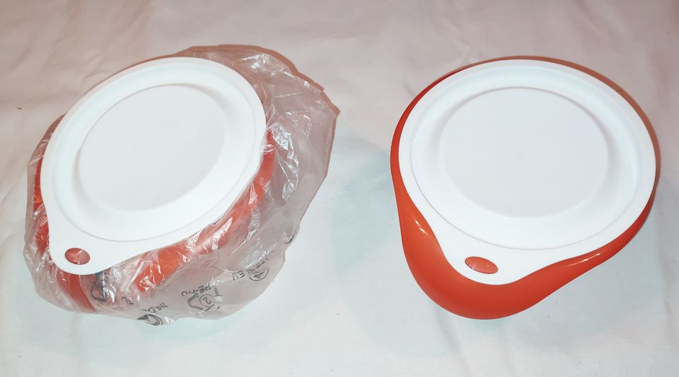 Tupperware Combi Plus Schüssel 650ml orange weiß Neu in Issum